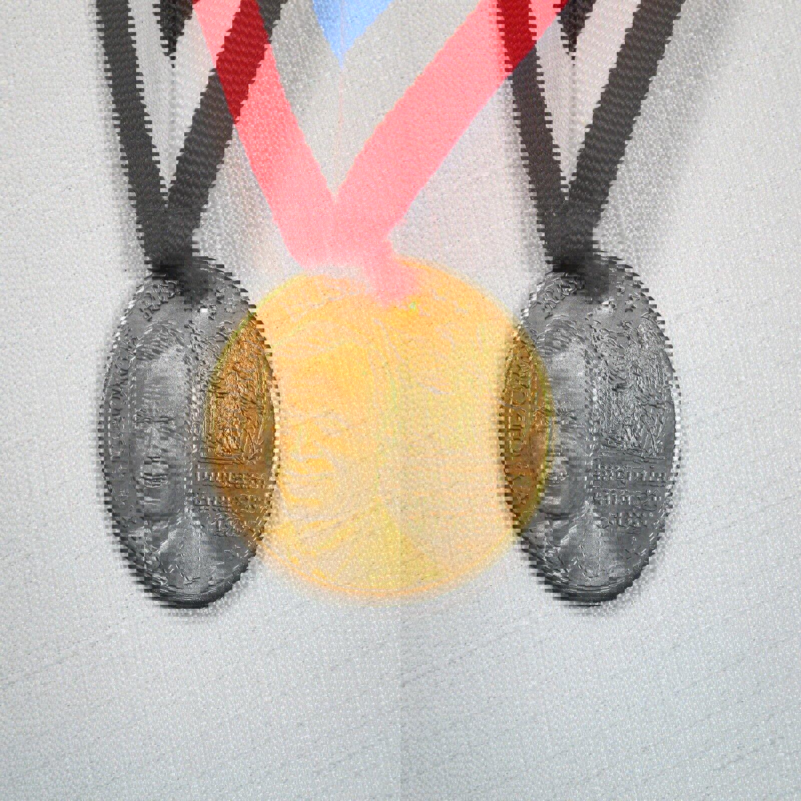George H W Bush 41st President 1989 Inauguration Medal Ribbon Dan Quayle Vintage