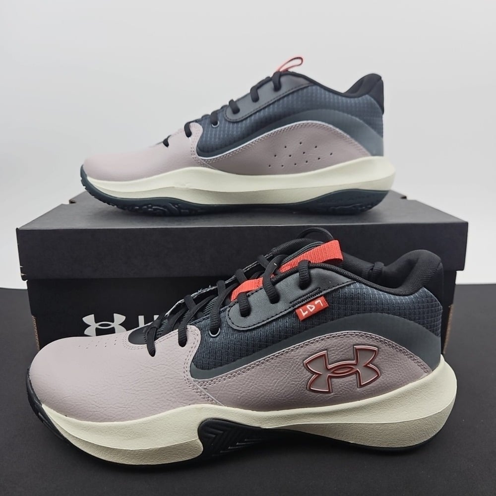 Under Armour Lockdown 7 Tetra Gray Basketball Shoes 3028512-101 Men's Size 11.5