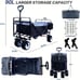 Foldable heavy-duty beach car outdoor folding practical camping garden beach car