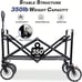 Foldable heavy-duty beach car outdoor folding practical camping garden beach car