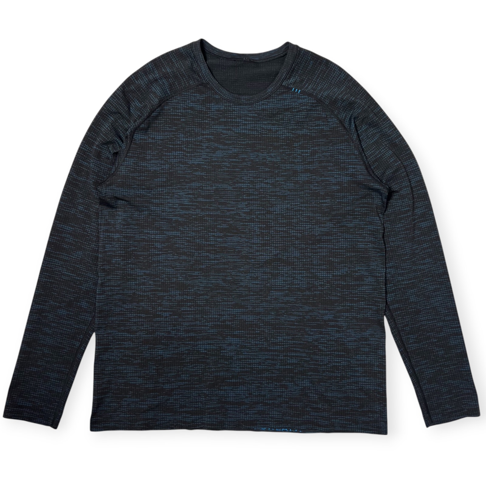 Lululemon Metal Vent Tech Long Sleeve Shirt MENS XL Amalfi Blue Mesh Pullover