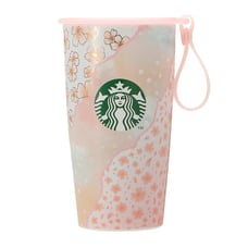 2025 Starbucks Japan SAKURA Strap Cup Shape Stainless Steel Bottle Layered 355ml