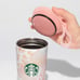 2025 Starbucks Japan SAKURA Strap Cup Shape Stainless Steel Bottle Layered 355ml