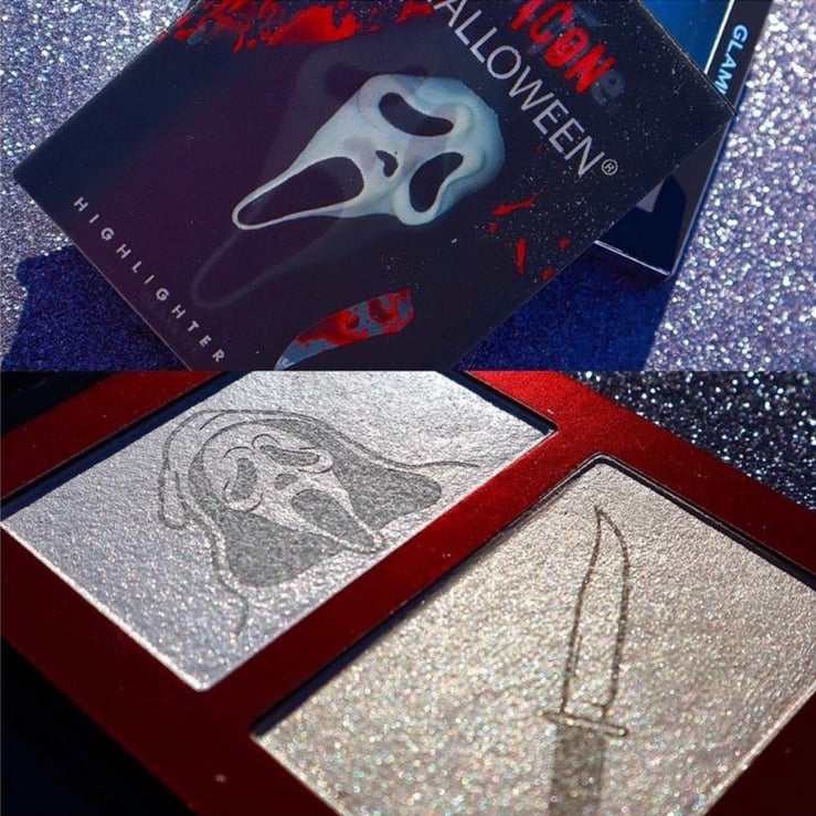 Glamlite Ghostface Highlighter Duo Palette BNIB
