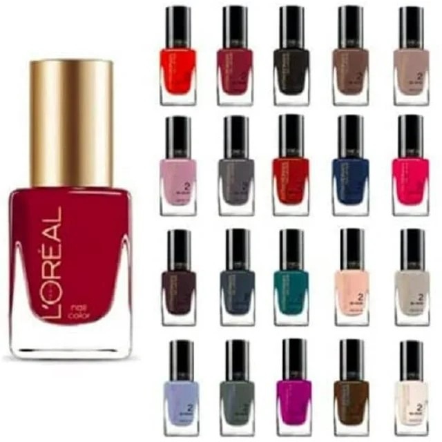 LOreal Paris Extraordinaire Gel-Lacque 1-2-3 Nail Color Set 10-Piece Collection