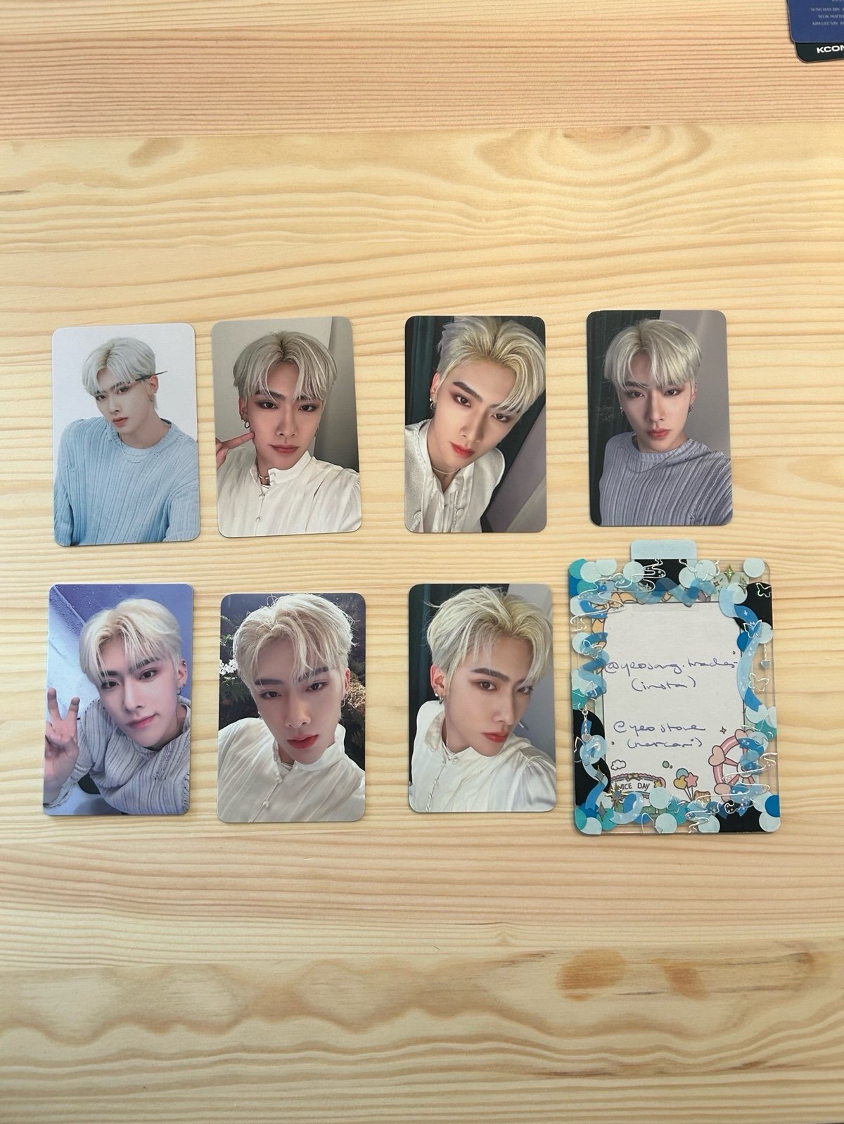 zb1 ricky moving seoul photocard set