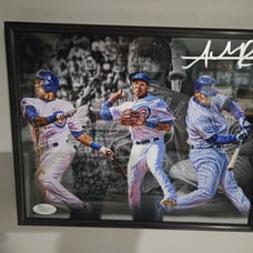 Chicago Cubs Addison Russell 8x10 signed