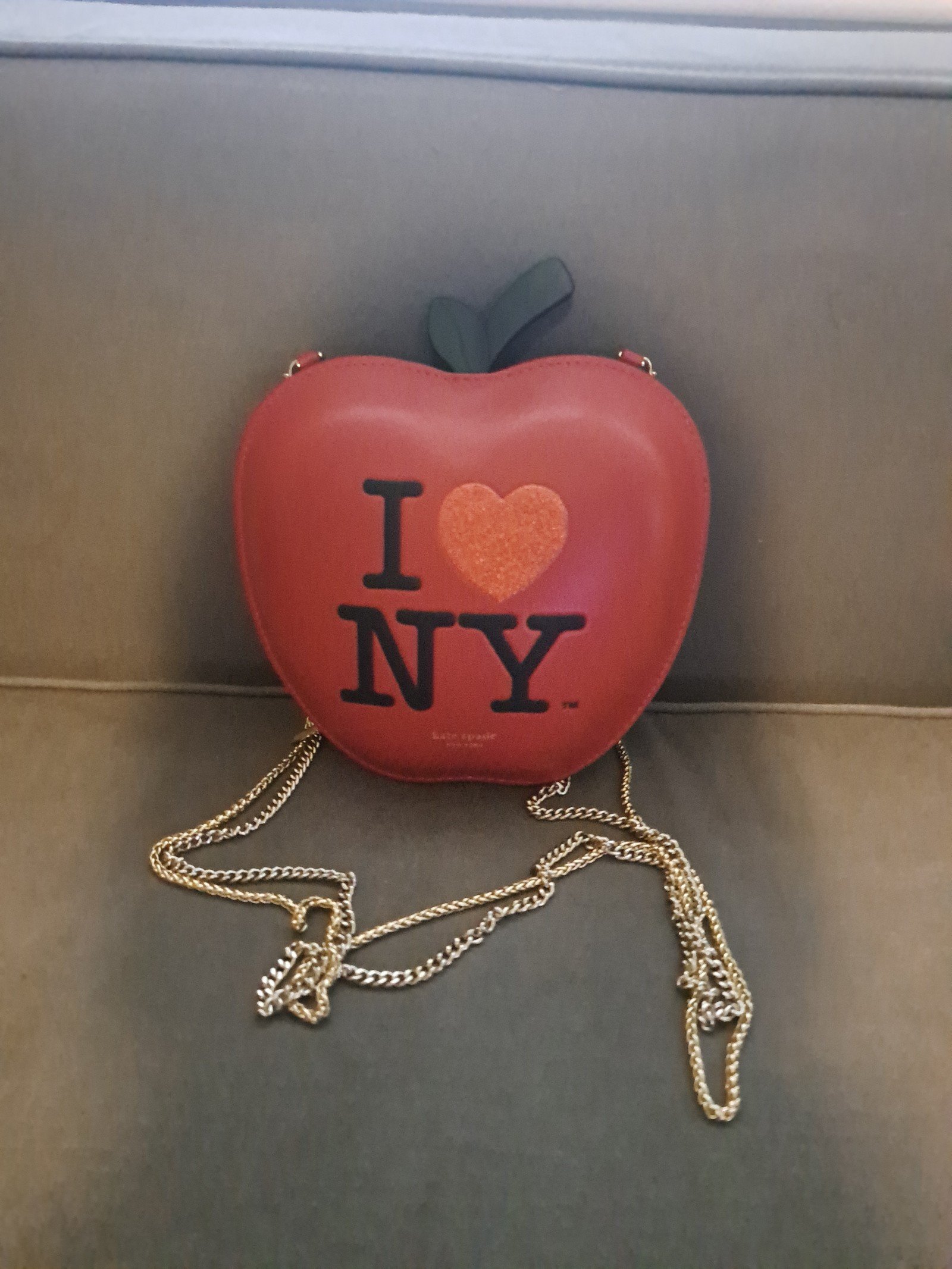 KATE SPADE I LOVE NY APPLE PURSE