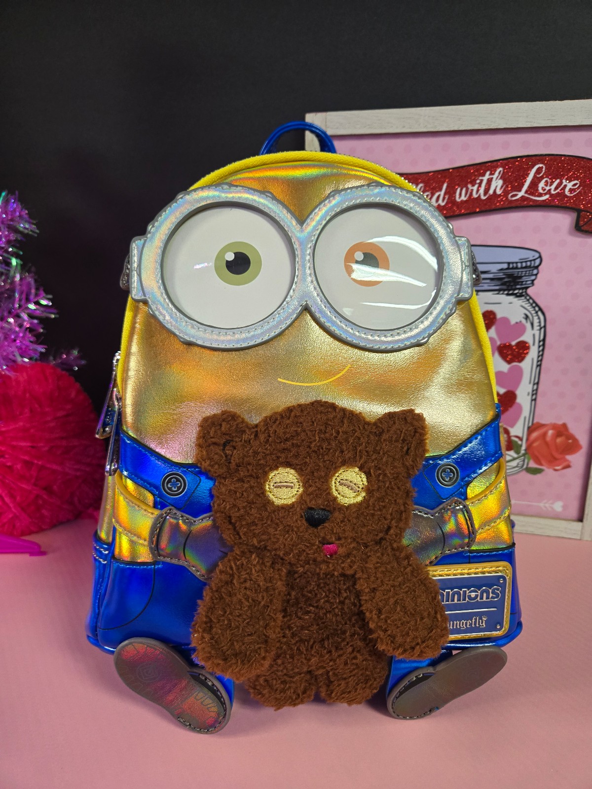 Loungefly Despicable Me Iridescent Mini Backpack