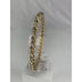 VTG XL 8.25 Ross Simons 925 Sterling Gold Vermeil Diamonds Bracelet