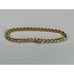 VTG XL 8.25 Ross Simons 925 Sterling Gold Vermeil Diamonds Bracelet