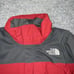 The North Face HyVent Jacket Mens Large Red Black Outdoors Coat Parka Casual