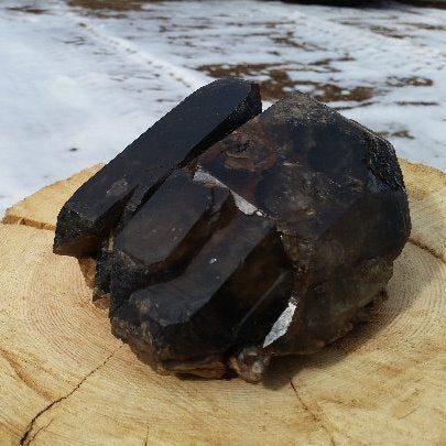 Large Double Terminated Smokey Quartz