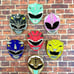 Set of 7 Power Rangers Enamel Pins