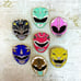 Set of 7 Power Rangers Enamel Pins