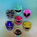 Set of 7 Power Rangers Enamel Pins