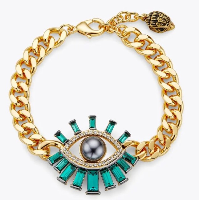KURT GEIGER Evil Eye Chain Bracelet