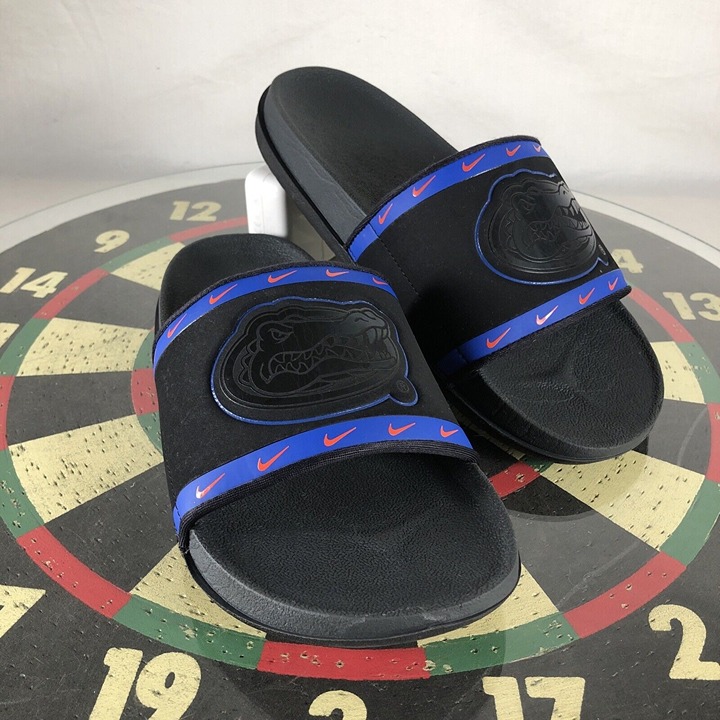 NIKE Revive Foam Florida Gators Blue Black Slide Sandals Shoes Open Toe Men 6 NIKE Revive Foam Florida Gators Blue Black Slide Sandals Shoes Open Toe Men 6