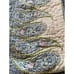 Soft Surroundings Blue White paisley pillow shams set zip close cotton linen