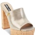KARL LAGERFELD PARIS Women's Hensley Platform Sandals Size 8