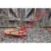 Antique Flexible Flyer Model 28 Push Handle Baby Sleigh Sled With Wheels EUC