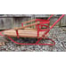 Antique Flexible Flyer Model 28 Push Handle Baby Sleigh Sled With Wheels EUC