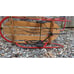 Antique Flexible Flyer Model 28 Push Handle Baby Sleigh Sled With Wheels EUC
