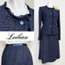 ◎ Same-day shipping available! Leilian Ceremony 7 size, small pocket, navy tweed.
