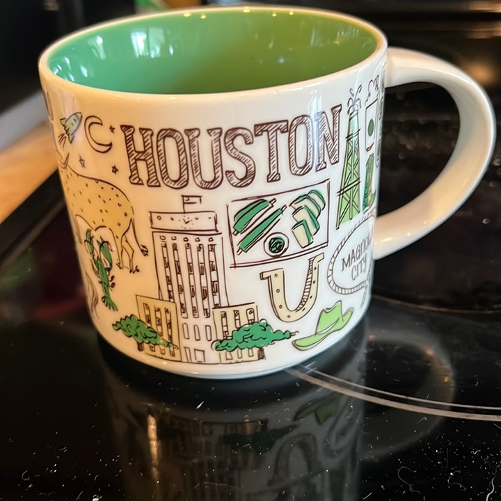 STARBUCKS BEEN THERE SERIES HOUSTON TEXAS GREEN MUG