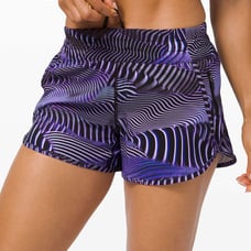 Lululemon Tracker NWT Short V *SeaWheeze Fast Lane Purple Multi 4 RARE