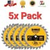 5X Dewalt| ATOMIC 4-1/2 In. 24 Tooth Circular Saw Blade Wood Power Tool Bulk Lot