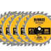 5X Dewalt| ATOMIC 4-1/2 In. 24 Tooth Circular Saw Blade Wood Power Tool Bulk Lot
