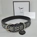 NEW COACH LEATHER BLACK GRAY JACQUARD SIGNATURE C DOG PET COLLAR 4003 SIZE XL