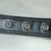 NEW COACH LEATHER BLACK GRAY JACQUARD SIGNATURE C DOG PET COLLAR 4003 SIZE XL