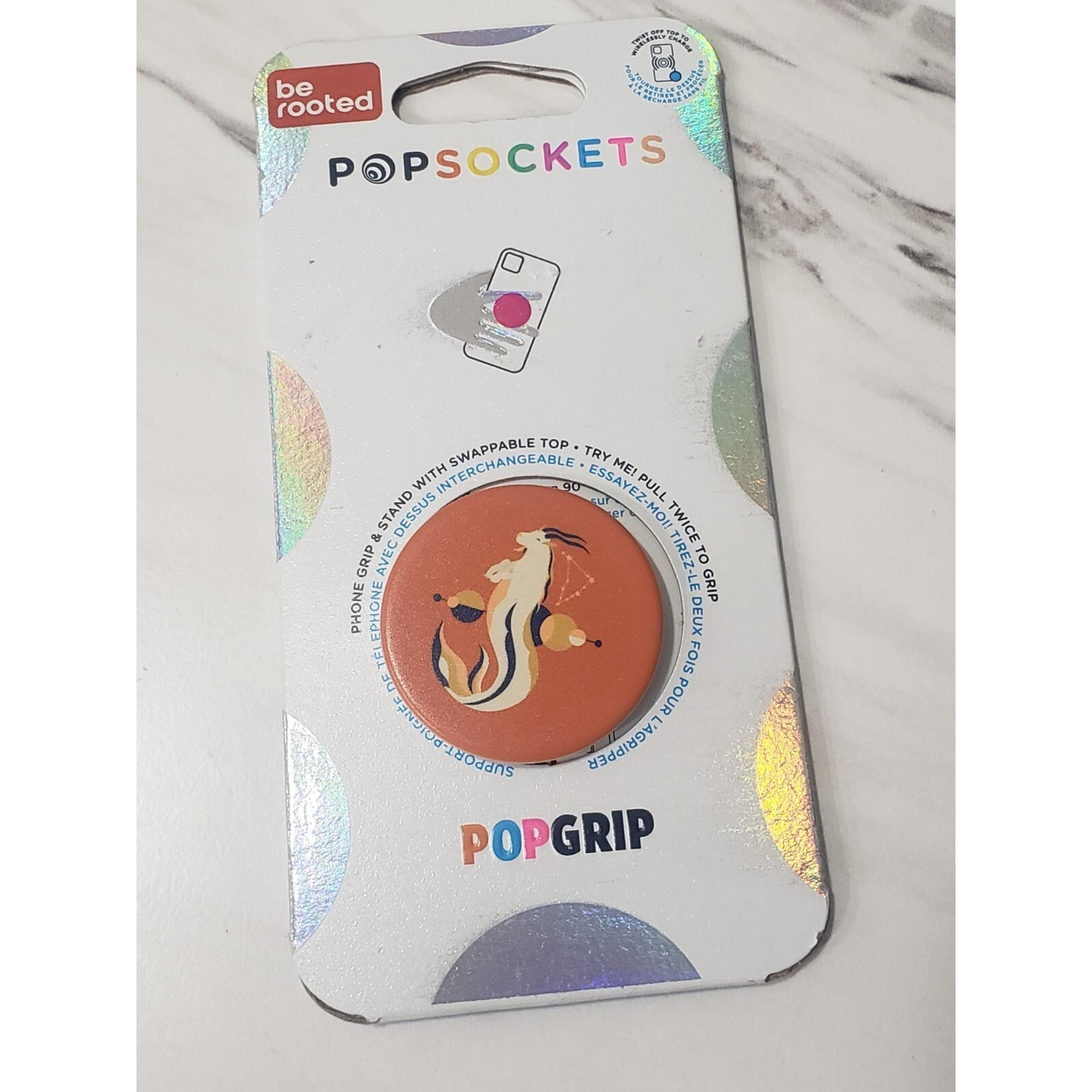 NEW PopSockets Popgrip Phone Holder Stand CAPRICORN zodiac astrology sun moon