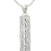 Silver Cut Out Honu (Hawaiian Turtle) Tube Pendant