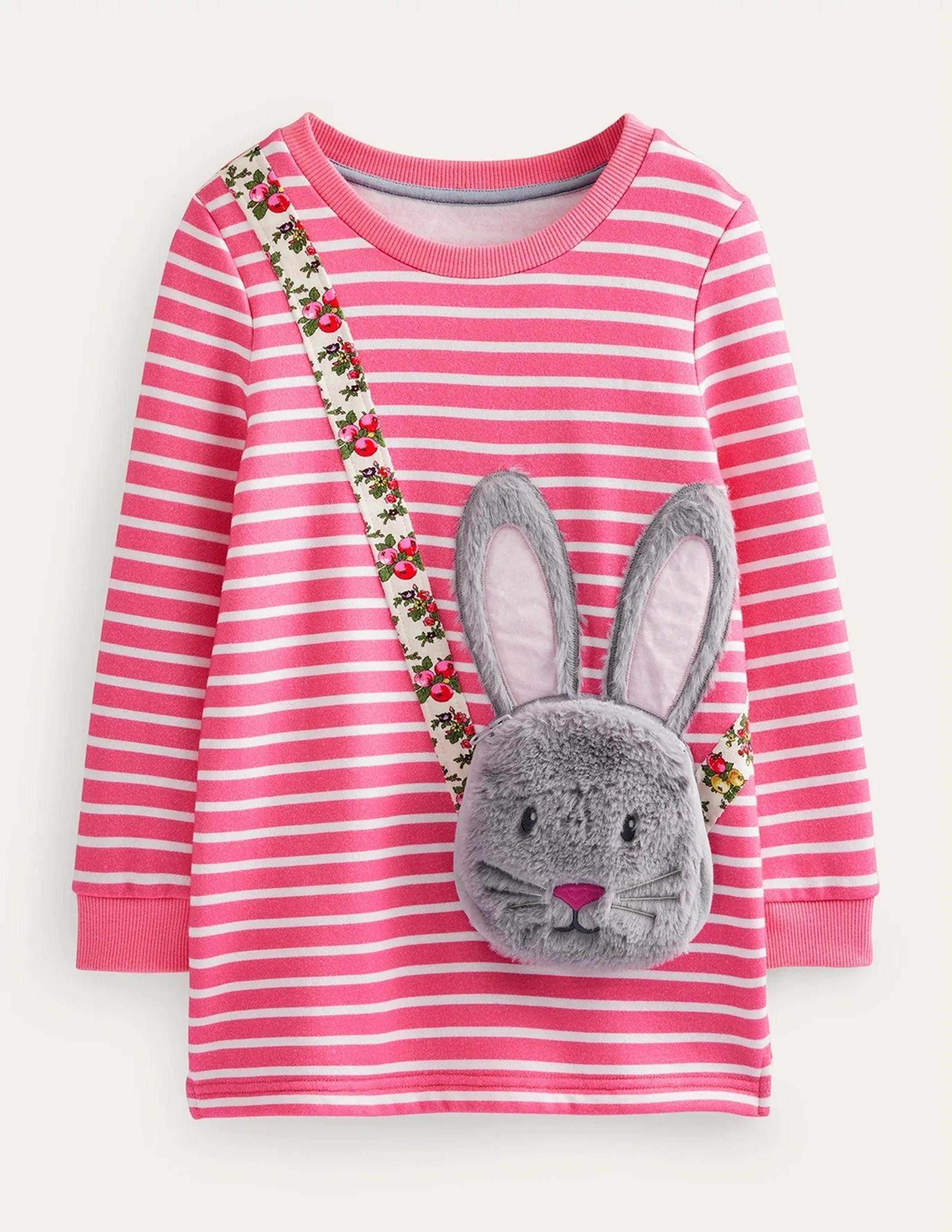 NWT Mini Boden Appliqué Pocket Tunic 5-6Y
