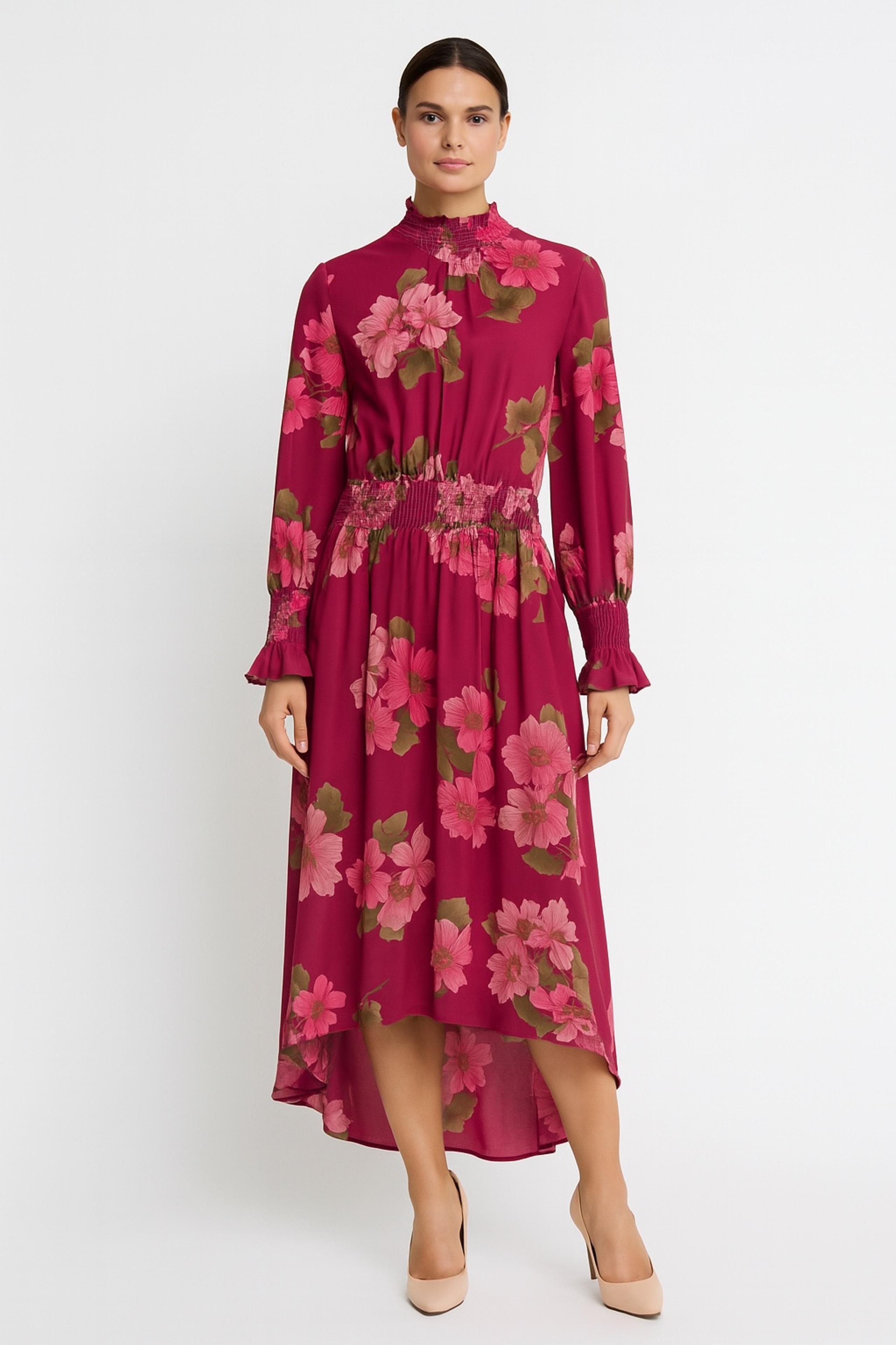Nanette Lepore Women’s Floral High Neck Midi Dress - Size 8