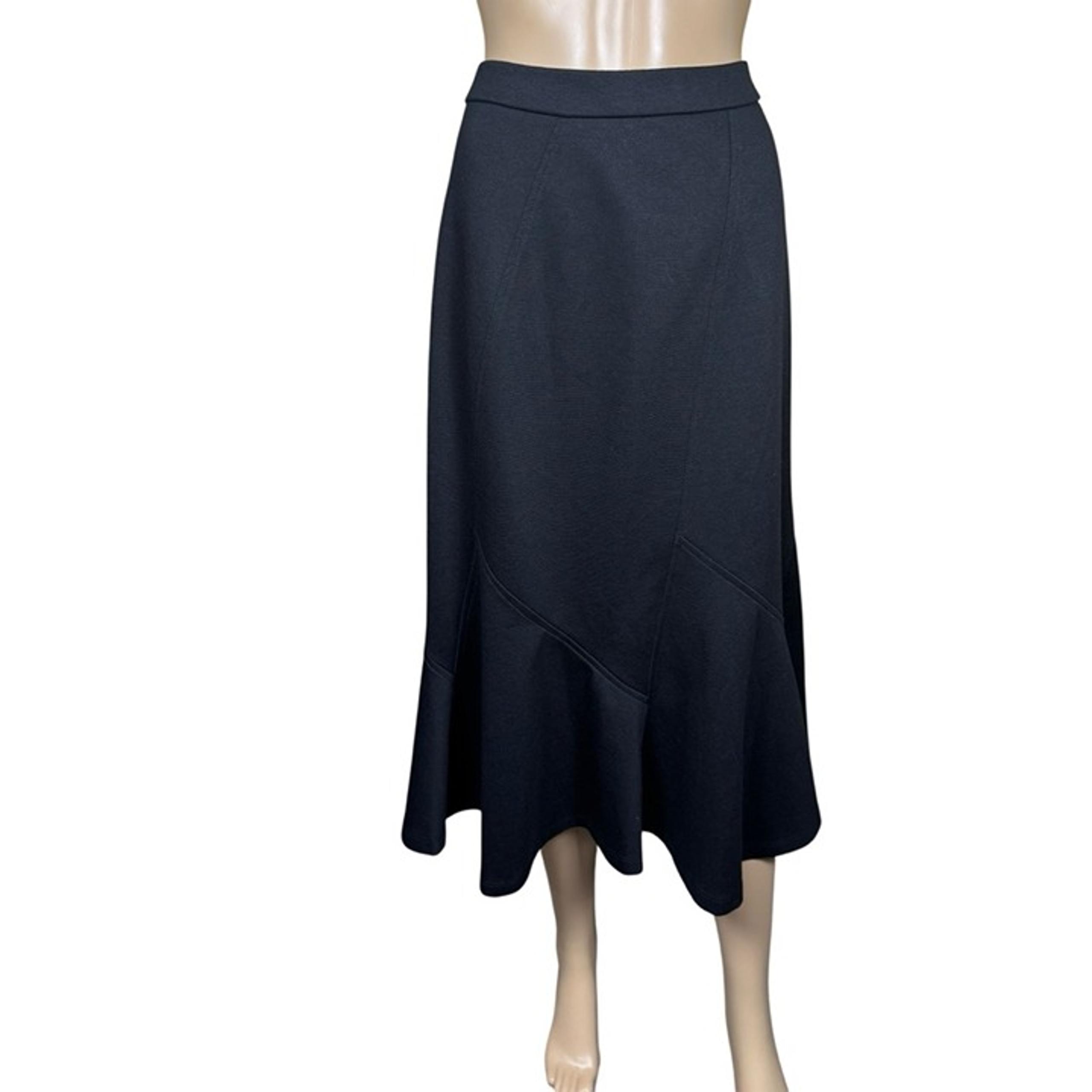 NWT New JM Collection Black A-Line Pull On Skirt Size XL
