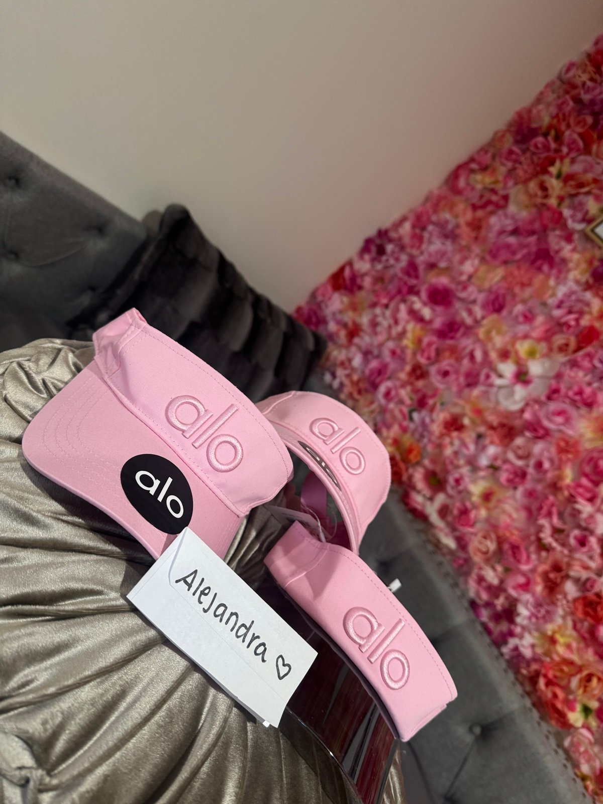 Alo pink visor