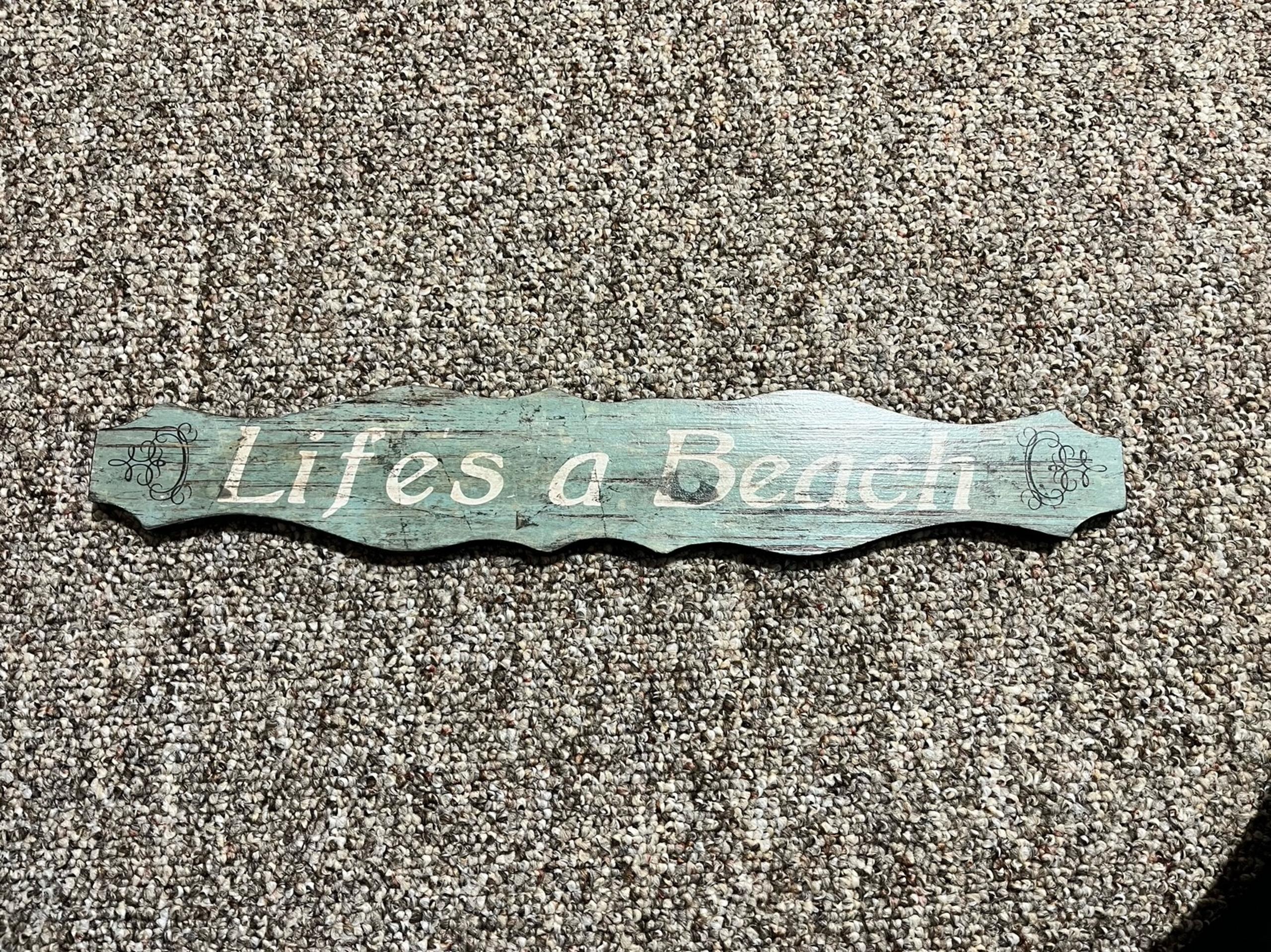 Hobby lobby beach sign