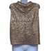 Melrose and Market Womens Plus XXL All Over Sequin Top Rose Gold Sleeveless NWT
