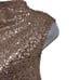 Melrose and Market Womens Plus XXL All Over Sequin Top Rose Gold Sleeveless NWT