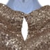 Melrose and Market Womens Plus XXL All Over Sequin Top Rose Gold Sleeveless NWT