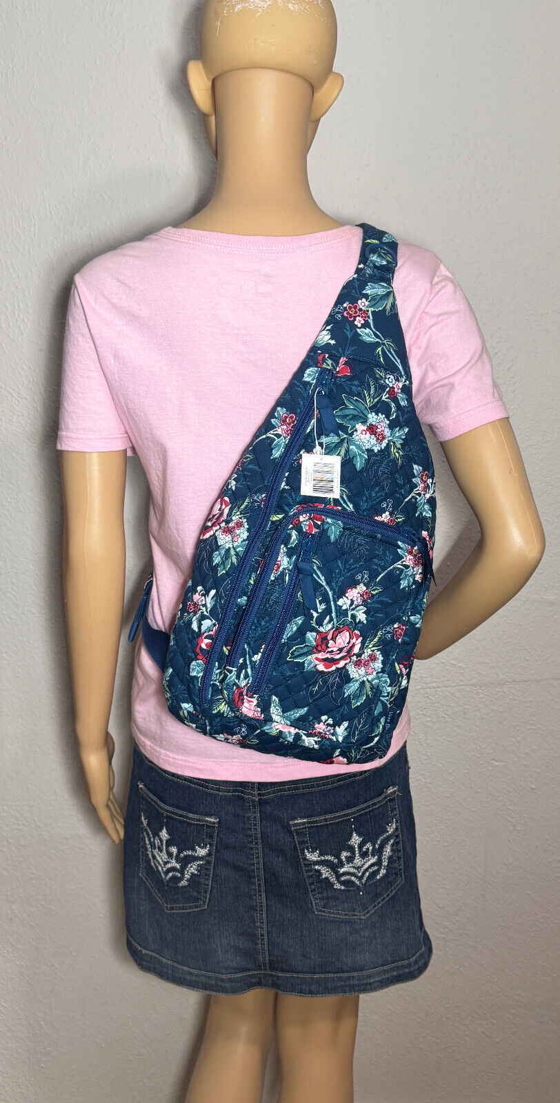 Vera Bradley Sling Backpack in Hope Toile NWT