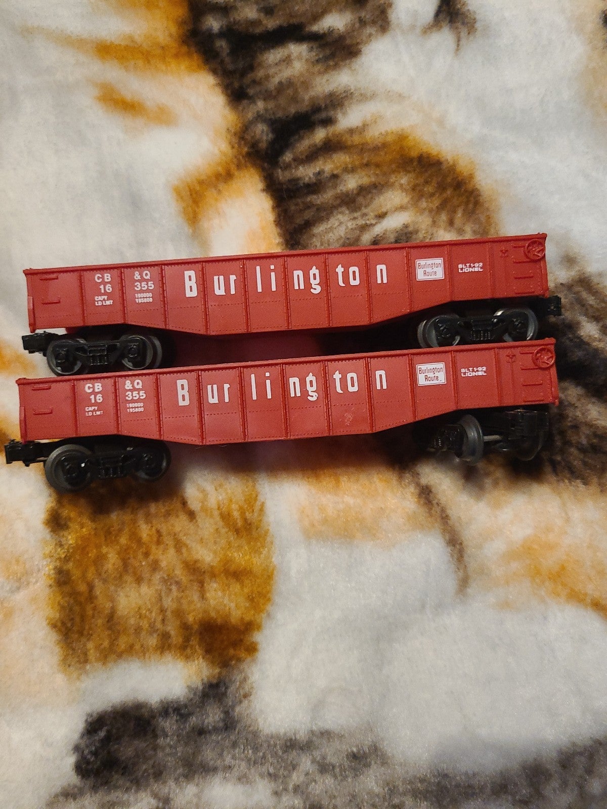 2 train cars