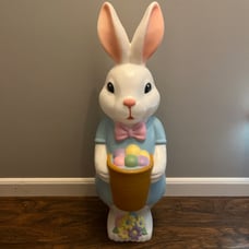 Cracker Barrel Easter bunny Blow Mold