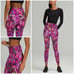 Lululemon Fast and Free High-Rise Tight Sz 2/25 *Nulux In Hyper Flow Pink Multi