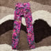 Lululemon Fast and Free High-Rise Tight Sz 2/25 *Nulux In Hyper Flow Pink Multi