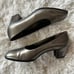 Salvatore Ferragamo Leather Square Toe Pumps